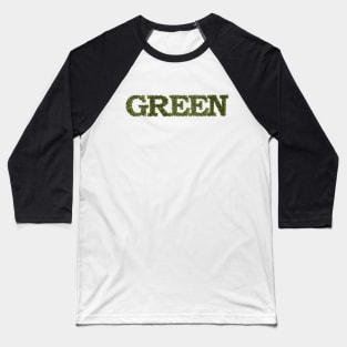 Green Title Baseball T-Shirt